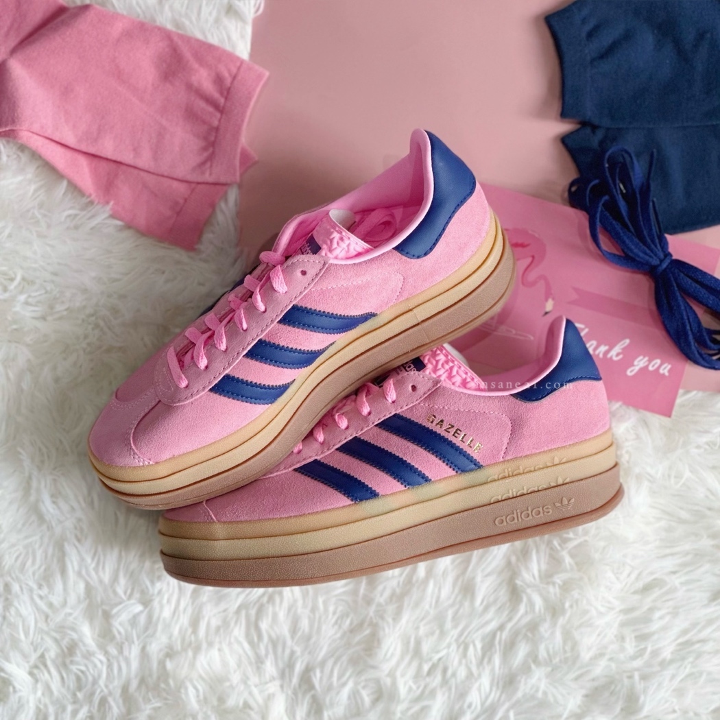 ADIDAS GAZELLE BOLD 復古芭比粉 焦糖底 H06122