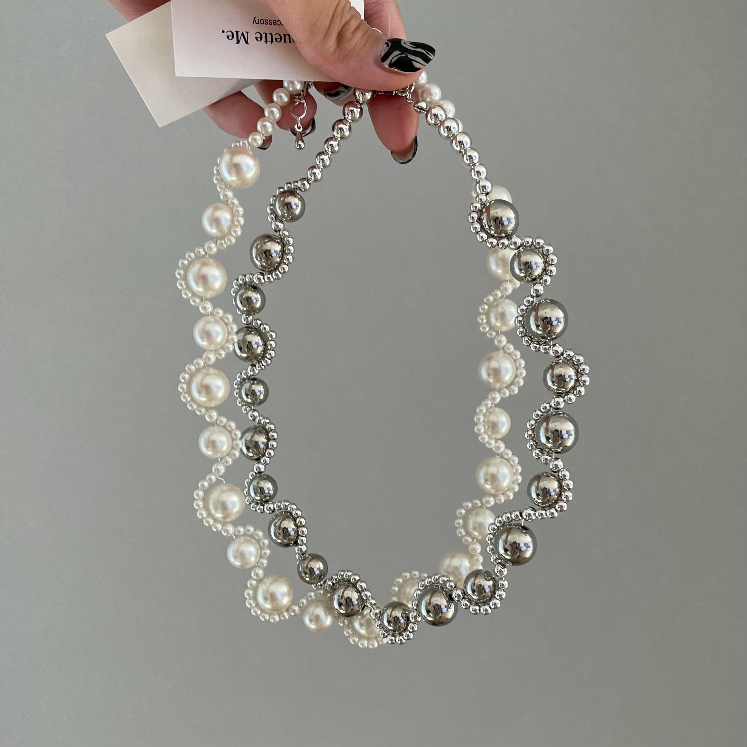 [Chouette Me.] Ami kune necklace silver