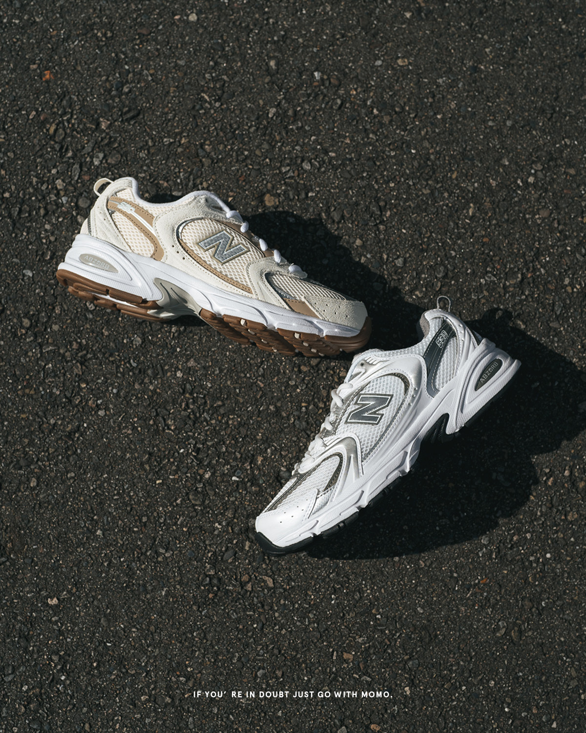 New Balance 530 復古慢跑鞋 D楦 白灰MR530AD