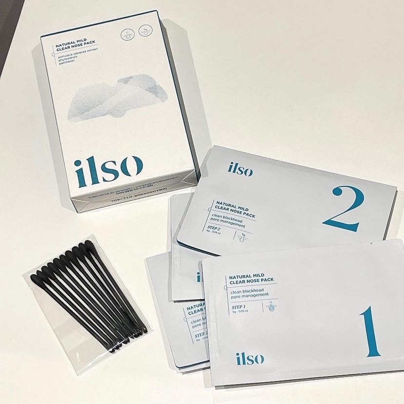 韓國🇰🇷 ilso 溫和舒緩  粉刺清潔鼻貼 清粉刺鼻貼 （贈黑頭鏟）
