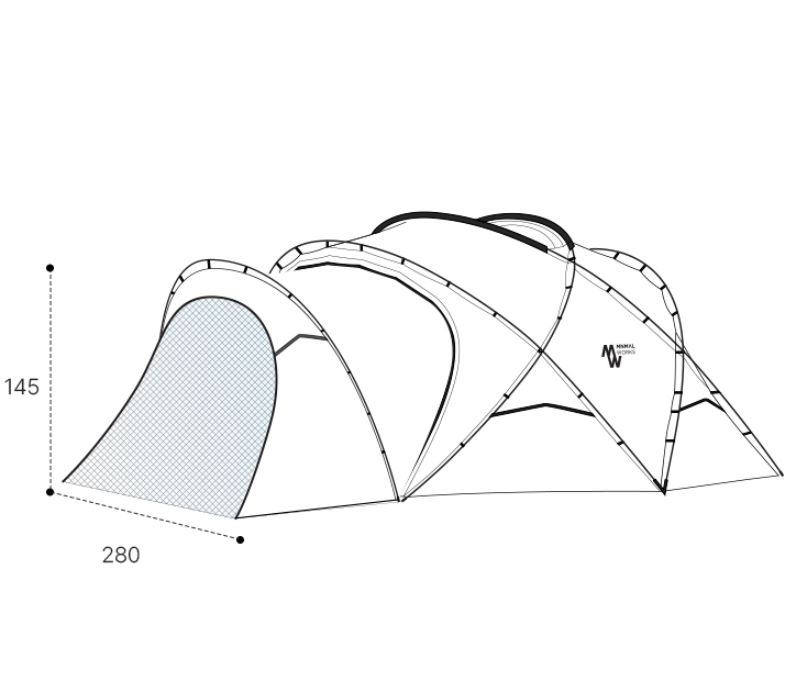 Minimal Works｜Shelter GP 前庭布專用紗門