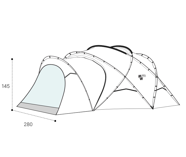 Minimal Works｜Shelter GP 前庭布專用 TPU 透光門