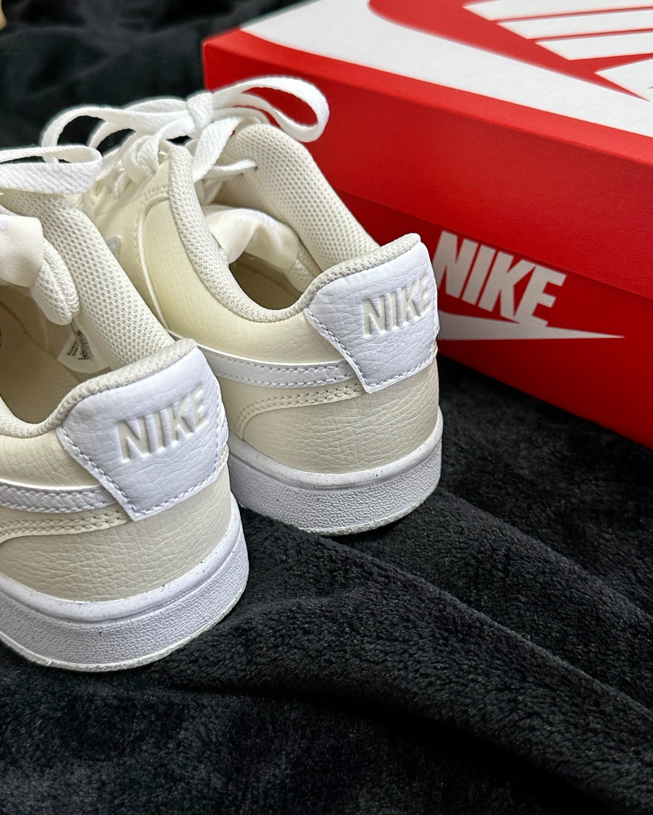 Nike Court Vision Low Next Nature (白黃)