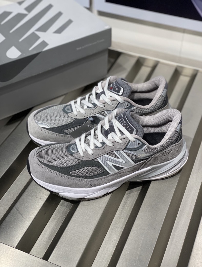 (大谷著用款) New Balance 990 V6 Grey USA NB 灰色 美製 元祖灰 男款 M990GL6