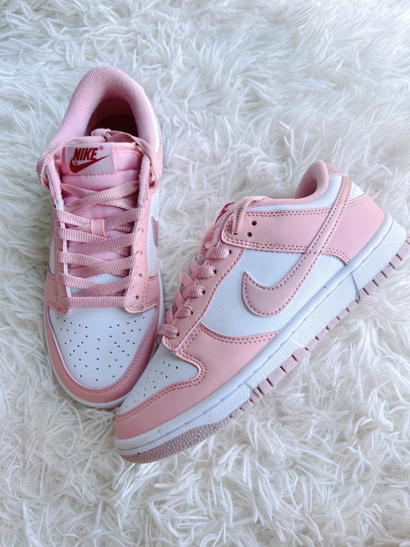 NIKE DUNK LOW 香檳粉 緞面 絨毛 DO6485-600