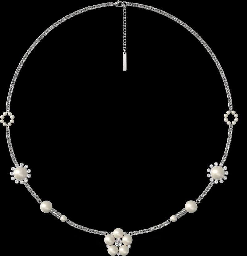 VSCH 花朵珍珠項鍊