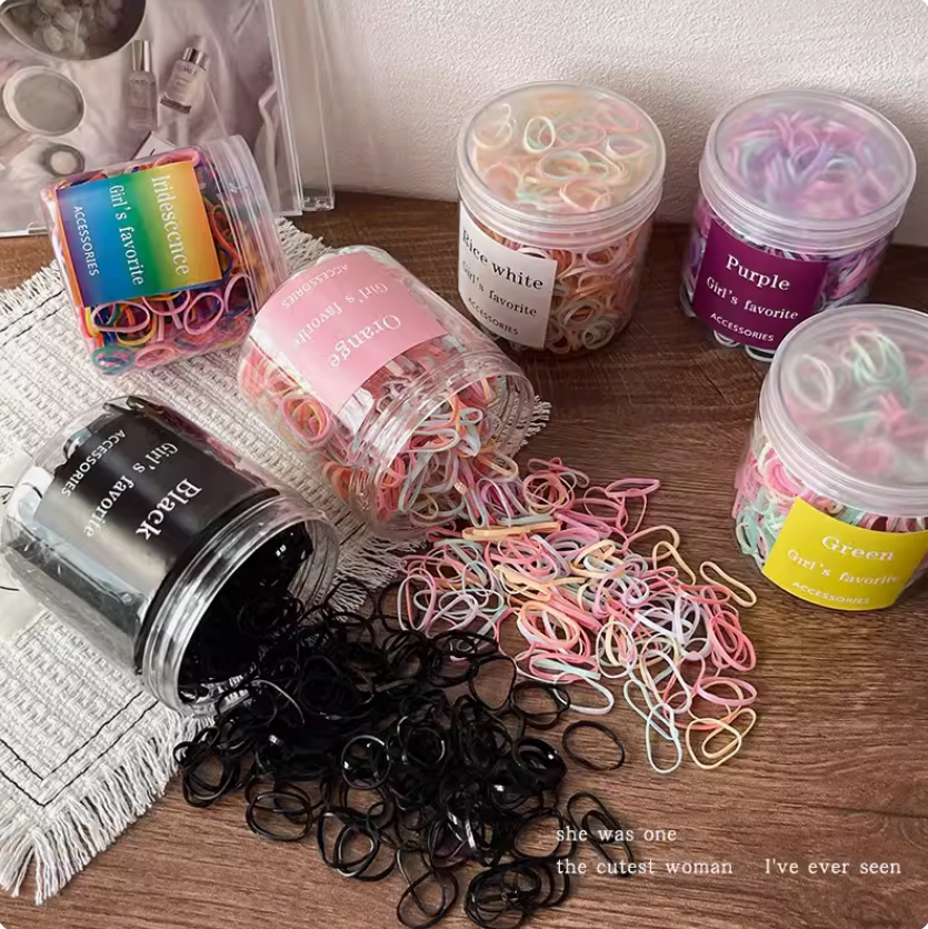 [2 FOR RM10] Colorful High-Elasticity Mini Hair Bands