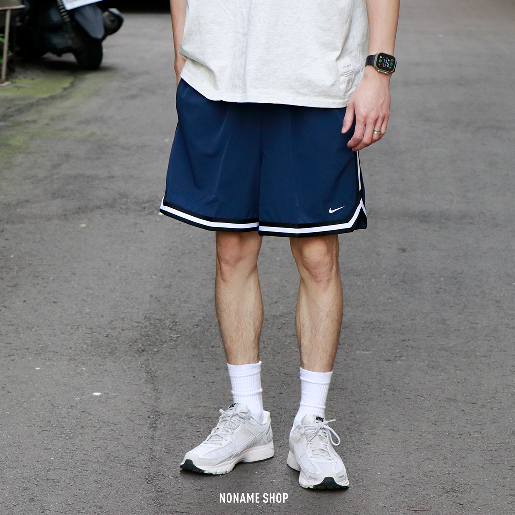 NIKE DRI-FIT 小勾 透氣 梭織 膝上 短褲 兩色 (男款)