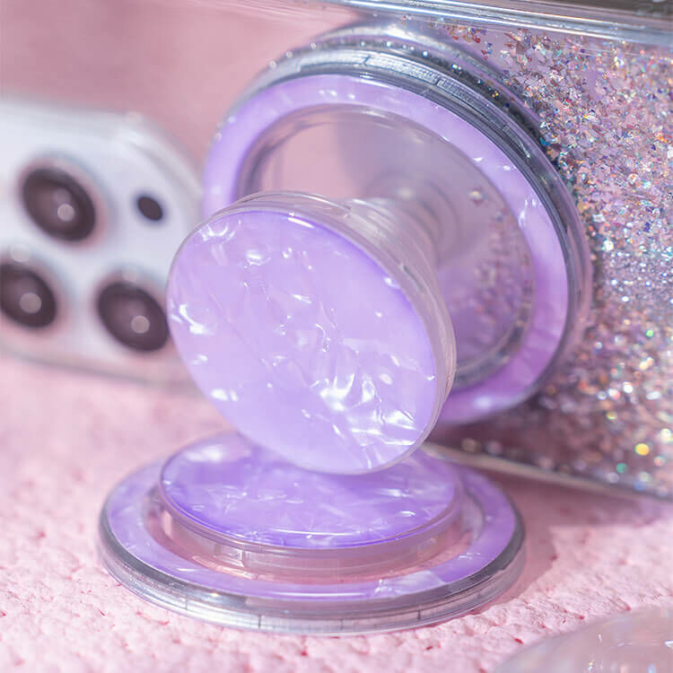 閃耀支架 (水晶紫) MagSafe 磁吸 - 手機氣囊伸縮支架