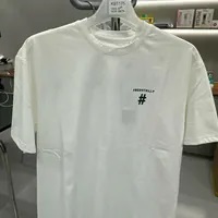 [S] BEENTRILL SUMMER NEW TECH COOL DRY OVERFIT SHORT SLEEVE T-SHIRT,OFFWHITE, BA242TS016-OF (SBT171)