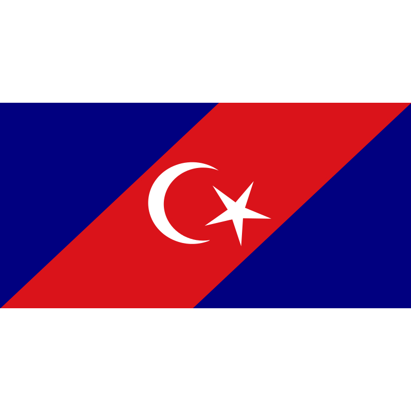 (Polyster) 3x6ft Bendera Johor Daerah 2pcs combo Flag *Ready Stock*