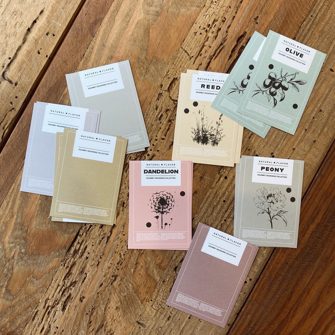 森年．FLAVOR 味道 便簽卡