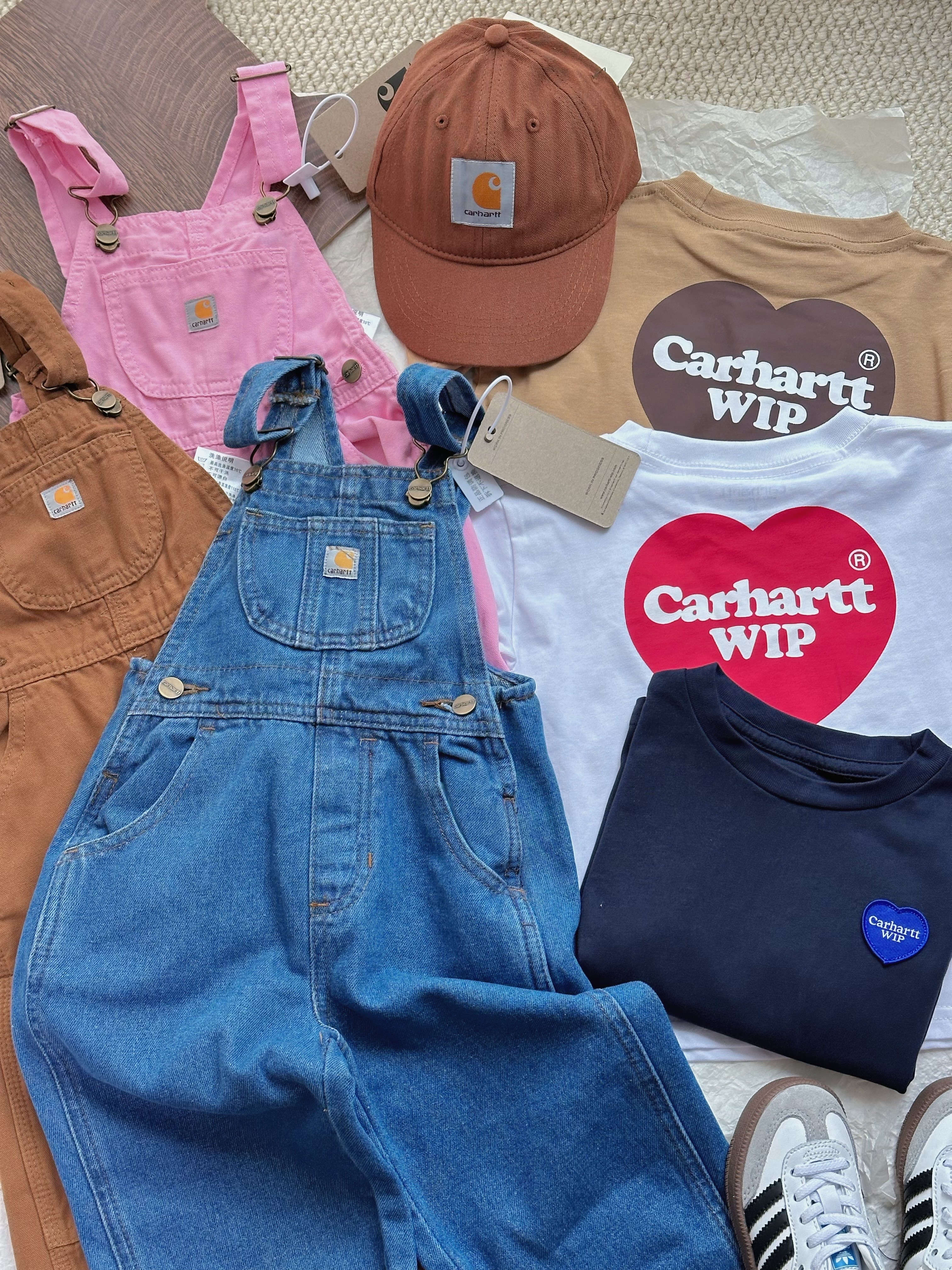 🤎🧸日單 𝐂𝐚𝐫𝐡𝐚𝐫𝐭𝐭 親子工人褲 (長/短褲)