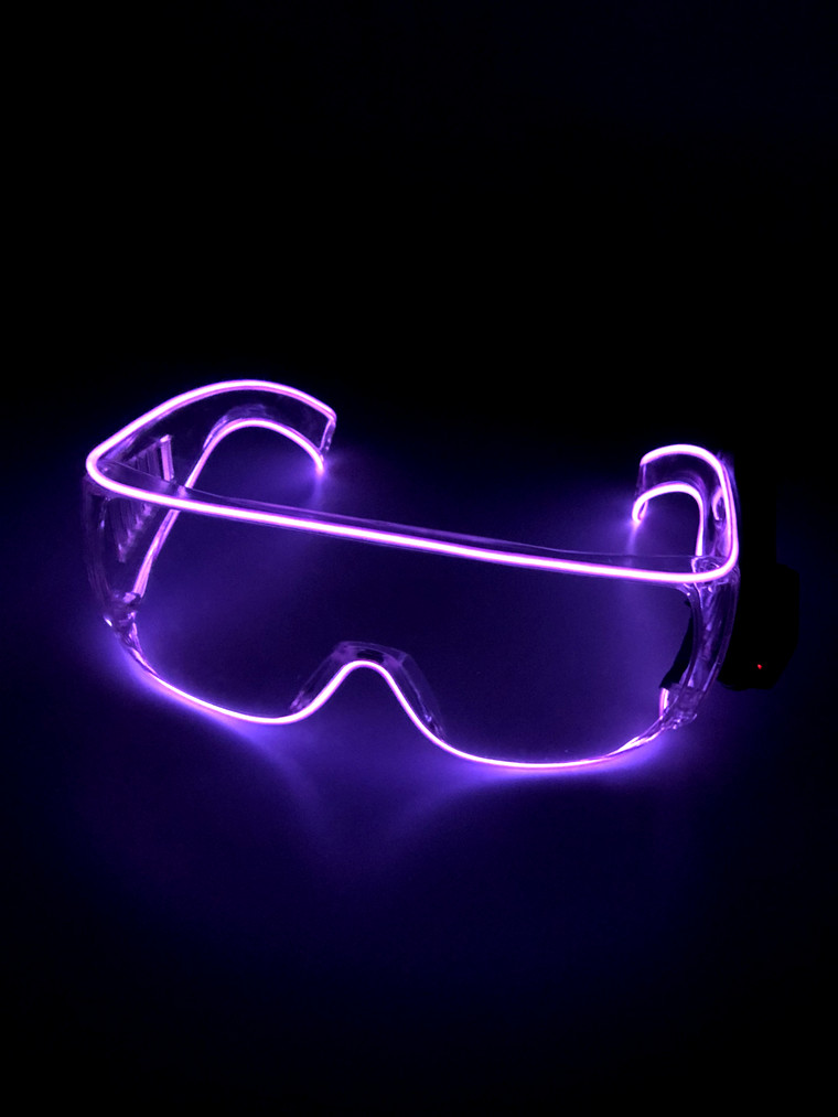 超時空派對發光墨鏡 / 閃光透明護目鏡