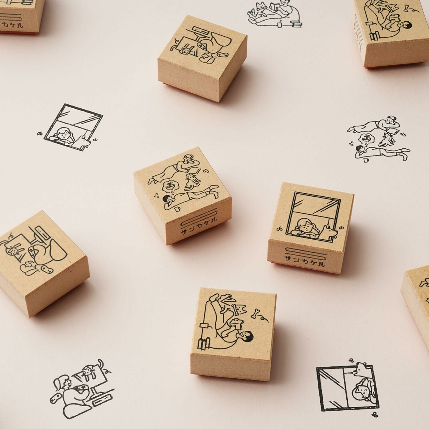 慵懶休日系列 印章｜日本Sanby