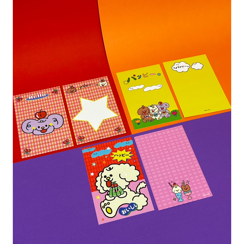 櫻桃紫狗 冰狗明信片｜波波冰狗室