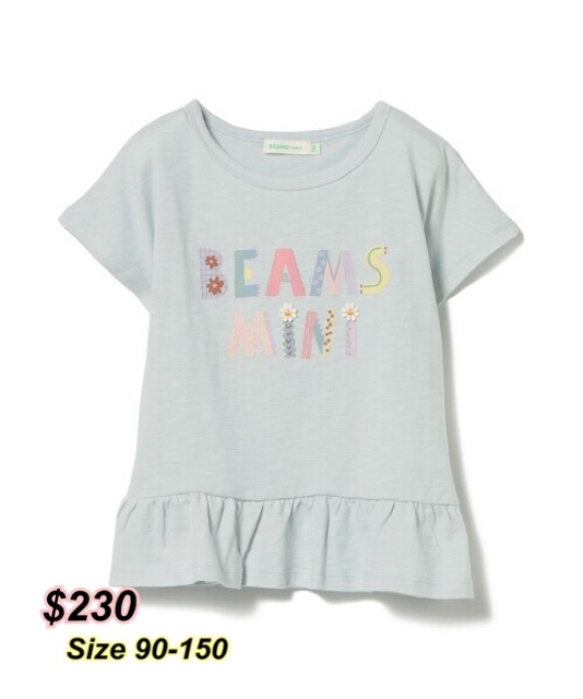Beams Mini 24SS 彩色字短袖Tee / 2 色