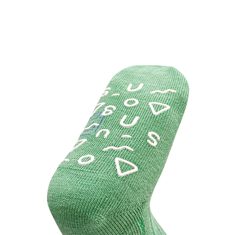 sNug Child Odor Free Socks with green color