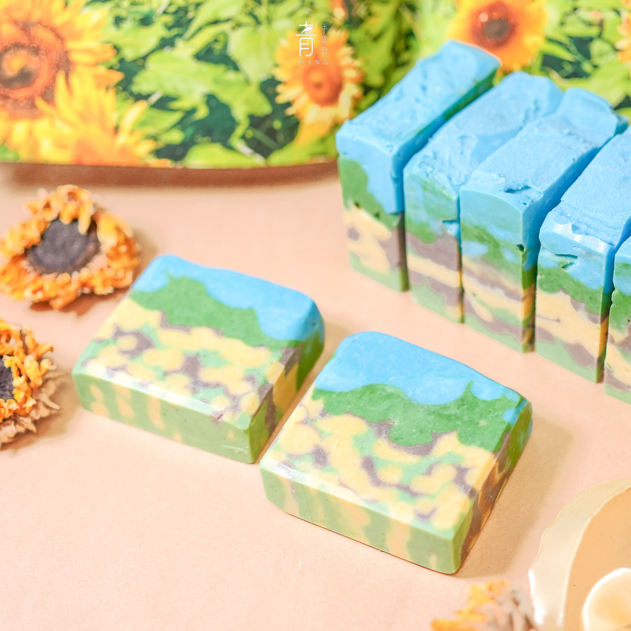 【青手作DIY】仿畫風設計皂