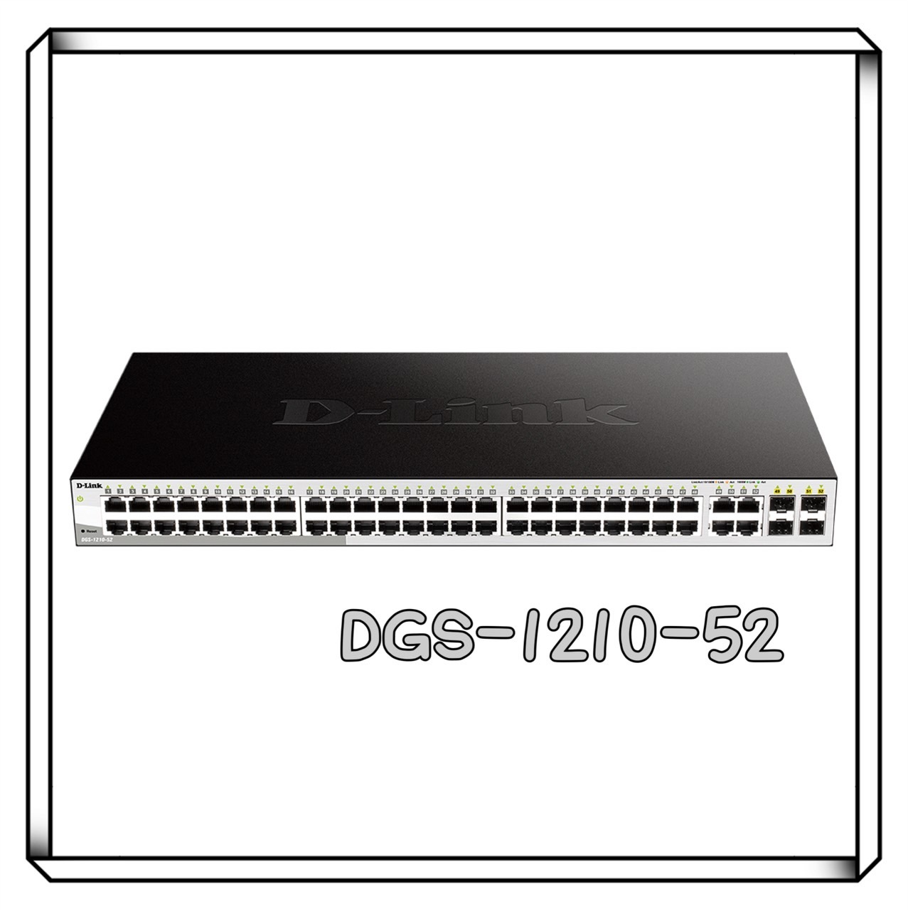 D-Link 友訊 DGS-1210-52 智慧型網管交換器