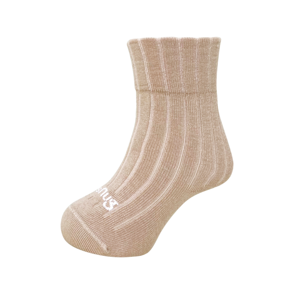 sNug Child Odor Free Socks with caramel color