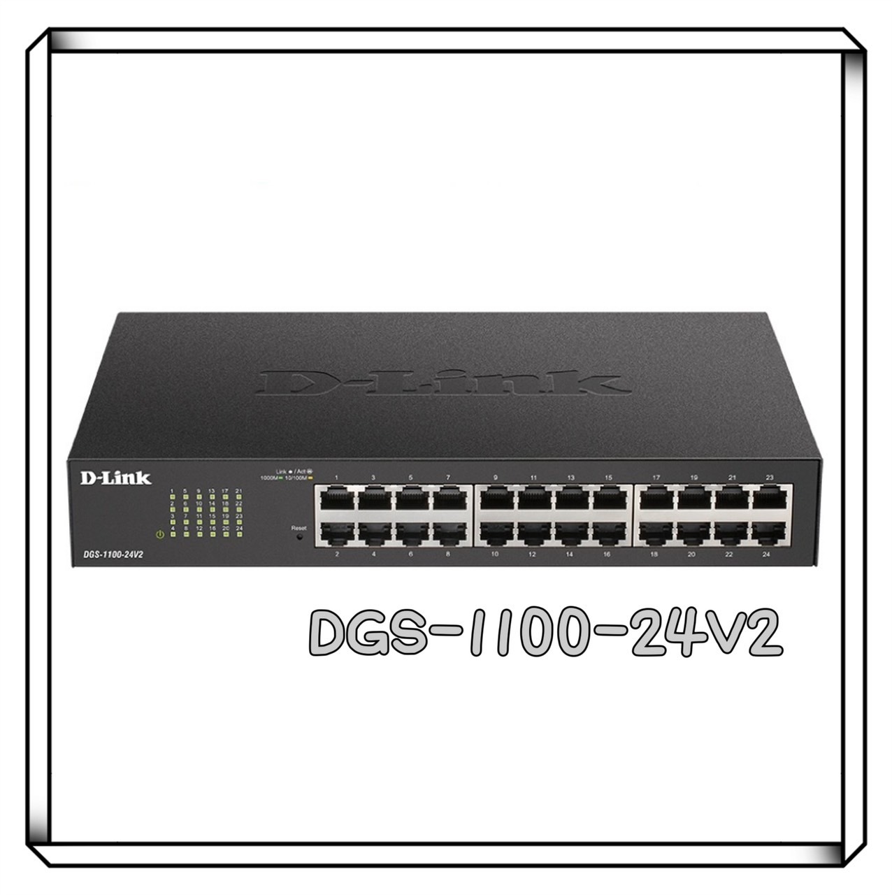 D-Link 友訊 DGS-1100-24V2 簡易網管型交換器