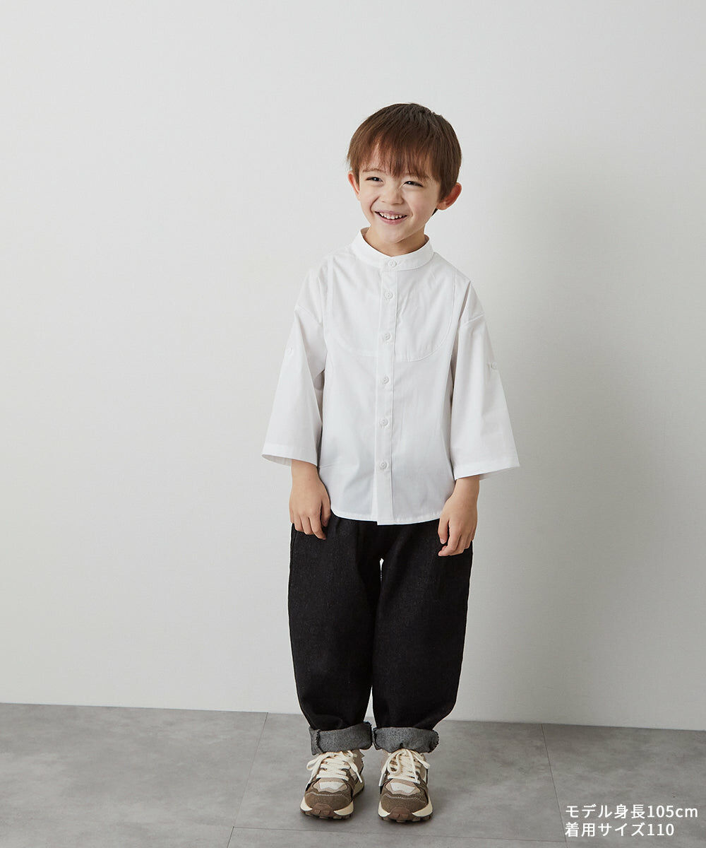 日本 riziere 可摺扣 立領 夏款襯衫 RZ24SSSH41