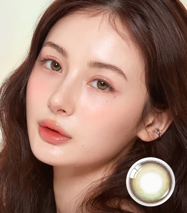 [日拋] OLENS Eyelighter Glowy 1 Day Golden Olive 日拋彩妝隱形眼鏡｜每盒10片