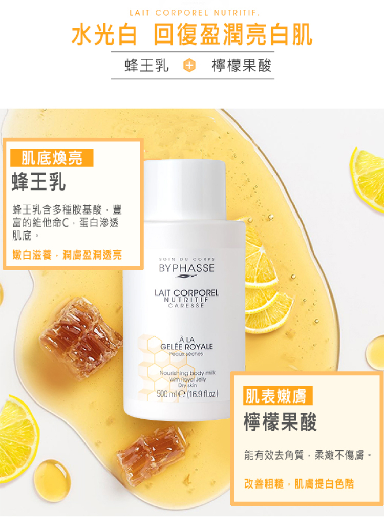 【柳燕推薦】皇家蜂王乳香氛體乳_蓓昂斯BYPHASSE 好評推薦