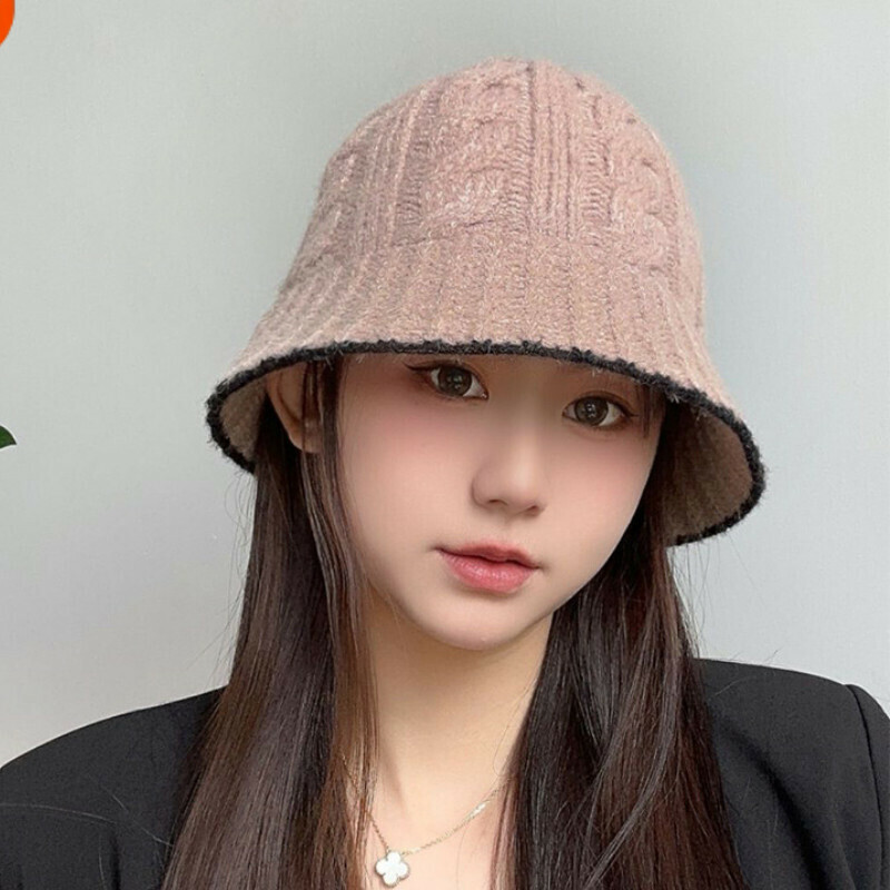 Hot selling twist fisherman's hat [E-522 brown twist fisherman's hat] [one size fits all hat circumference 54-59cm]