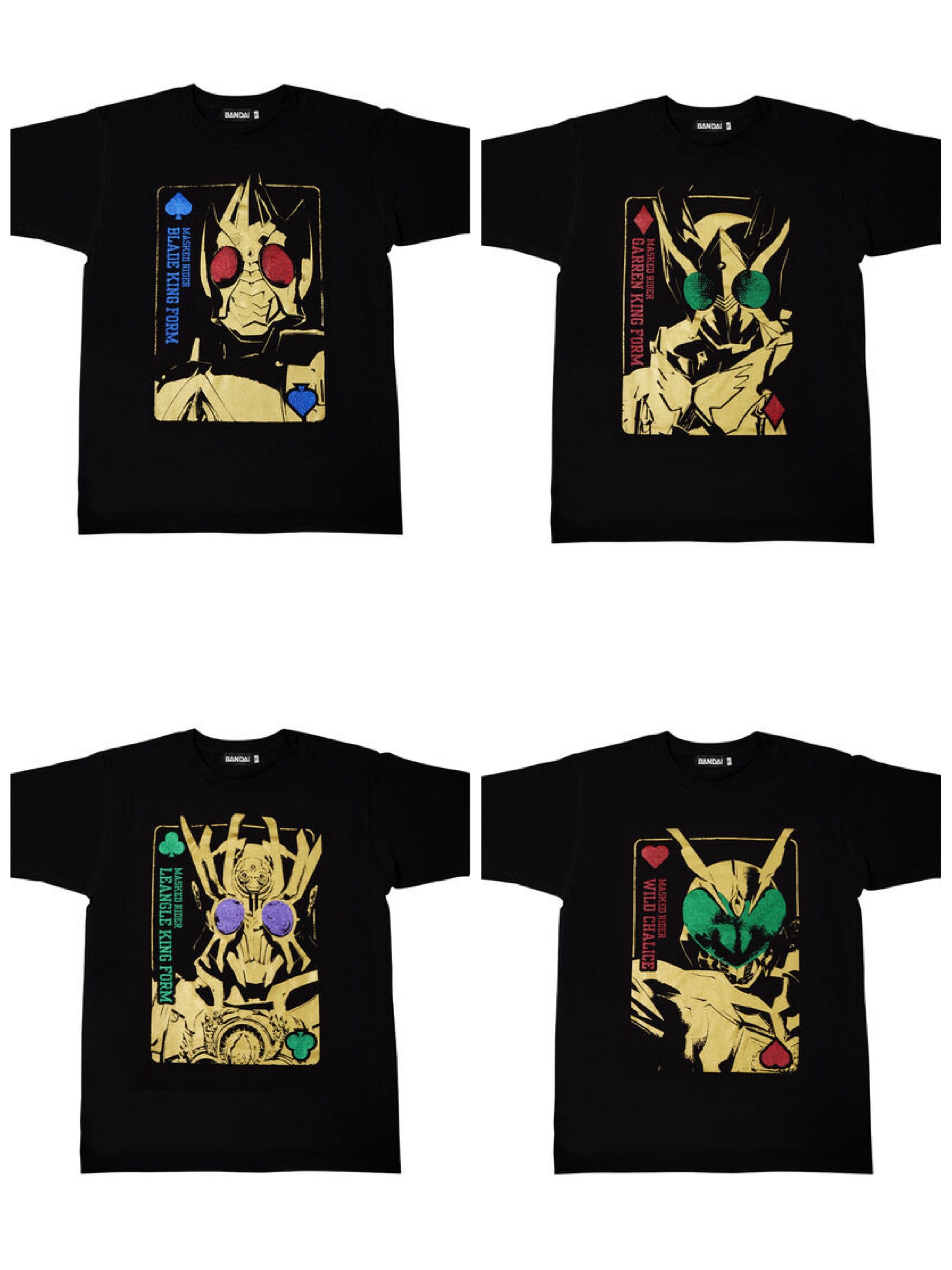 Pbandai 預訂2024/7月 仮面ライダー剣 20th 切り札Tシャツ