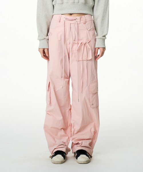 KR ILG 蝴蝶結工裝褲