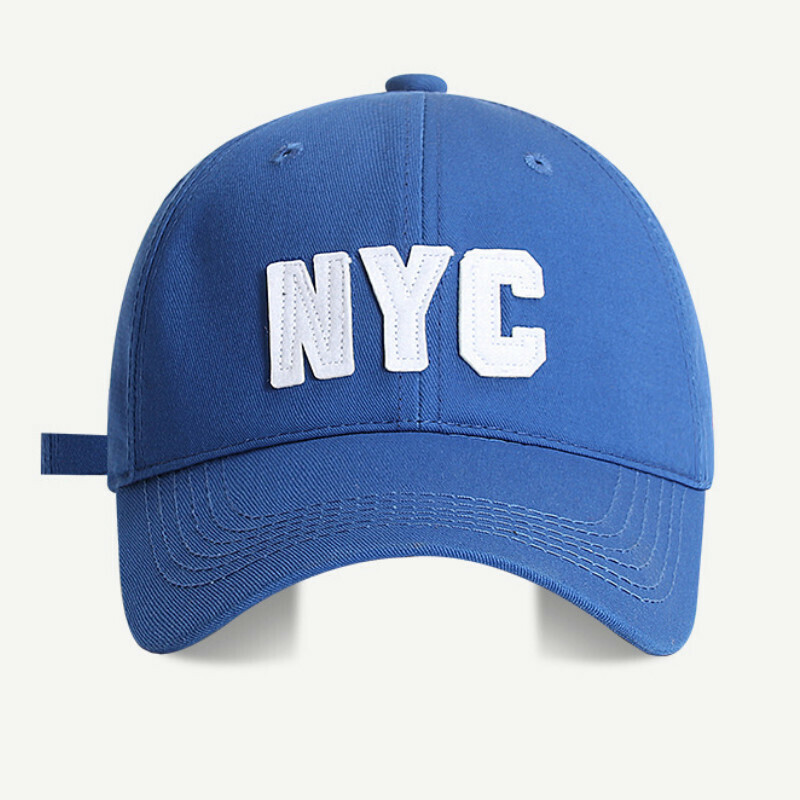 熱賣NYC遮陽帽【286藍色NYC棒球帽】【可調節 帽圍：54-58cm】