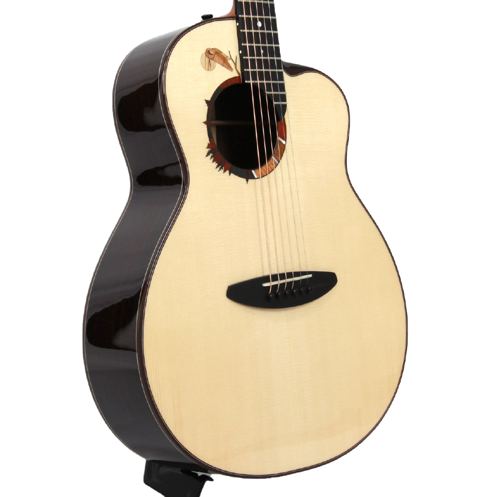 aNueNue aNueNue / ALANS OWL 吉他未來系列 41吋全單手工木吉他(月亮雲杉木)彩虹人官方認證 第 3 張圖片｜三峽吉他 / Bass