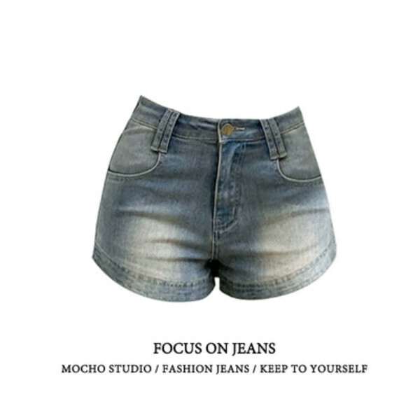 熱賣牛仔短褲【藍色】尺碼【XS碼-XL碼】【下單後請聯絡客服確認發貨尺碼】