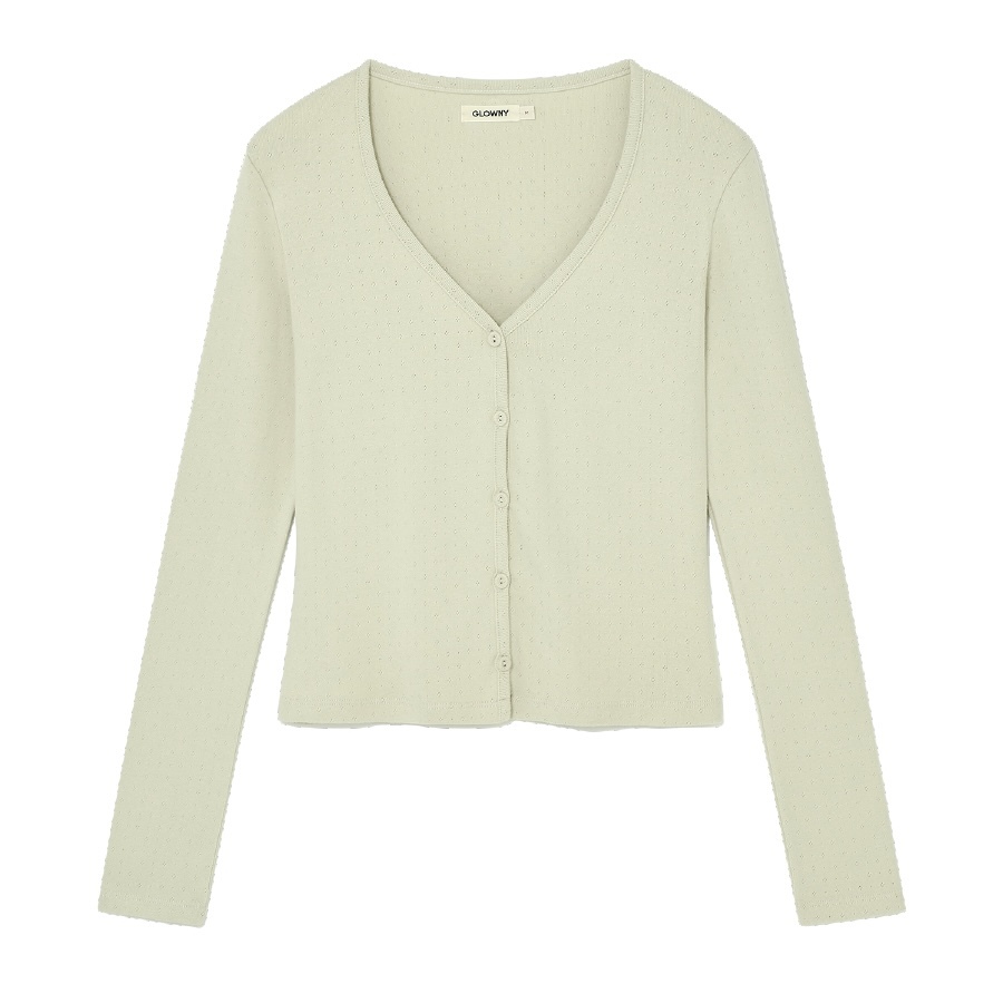 [GLOWNY] PROVINCE EYELET CARDIGAN