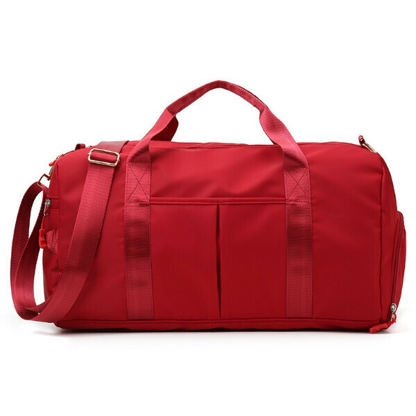 Hot selling wet and dry separation waterproof travel bag handbag [burgundy]