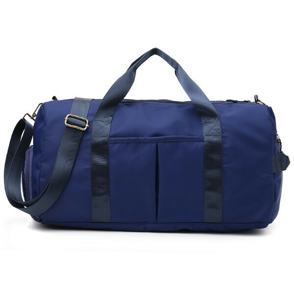 Hot selling wet and dry separation waterproof travel bag handbag [dark blue]