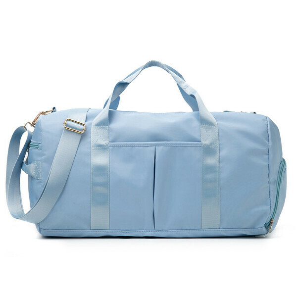 Hot selling wet and dry separation waterproof travel bag handbag [light blue]