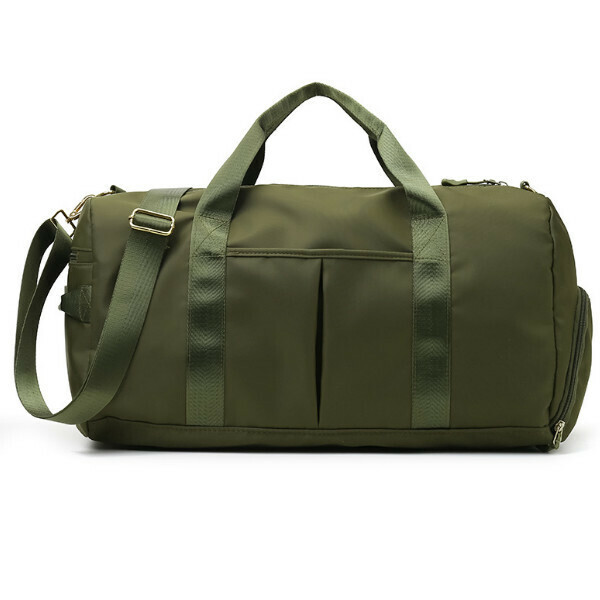 Hot selling wet and dry separation waterproof travel bag handbag [military green]