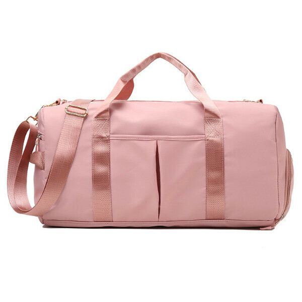 Hot selling wet and dry separation waterproof travel bag handbag [flesh pink]