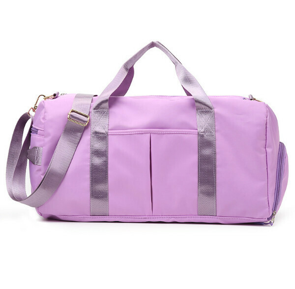 Hot selling wet and dry separation waterproof travel bag handbag [Taro Purple]
