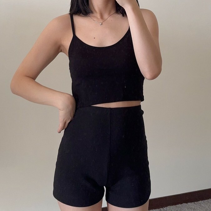 超高腰可外穿的舒服單車褲（現貨）