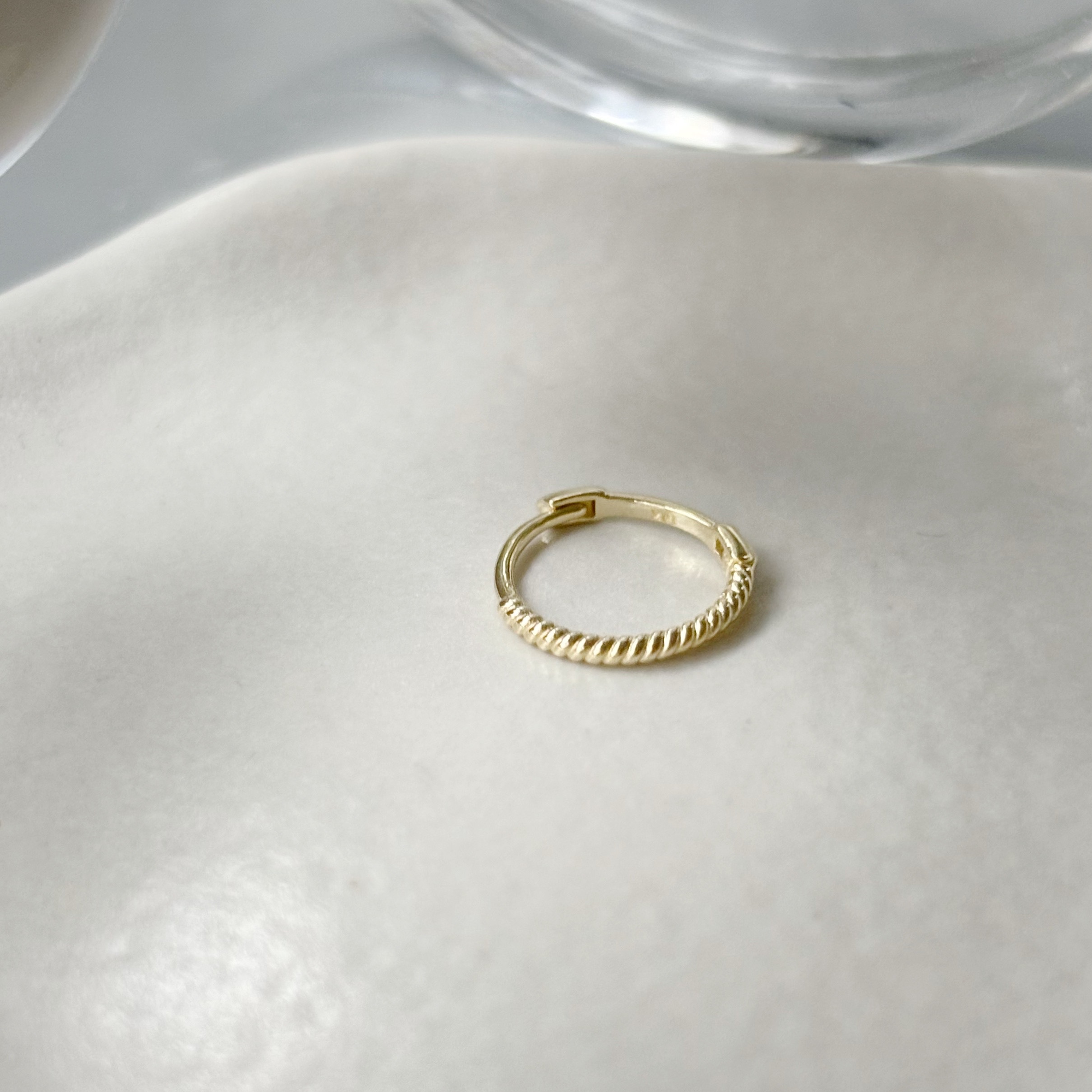 10k半圈9mm麻花耳圈