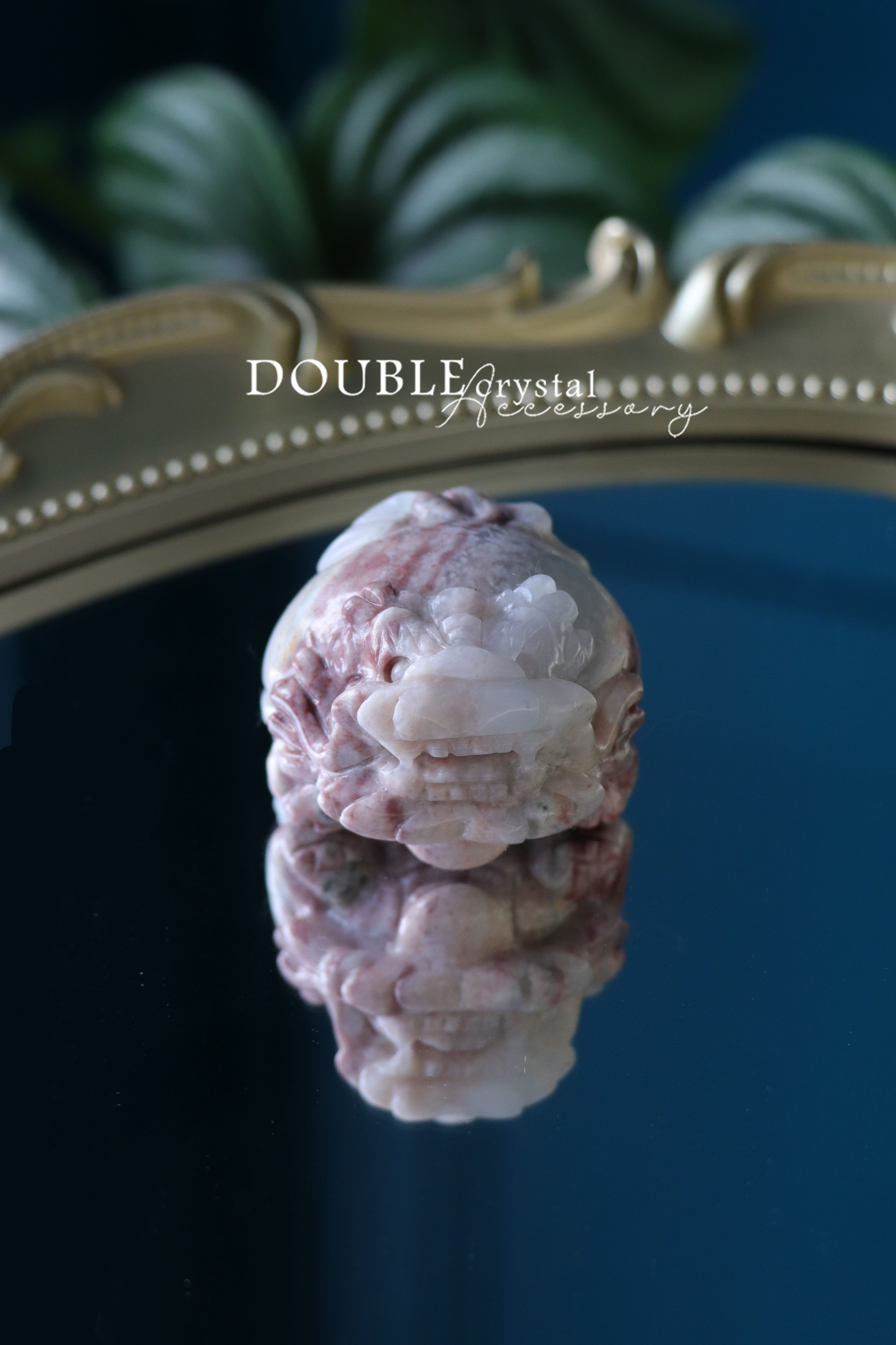 粉色水草瑪瑙龍龜