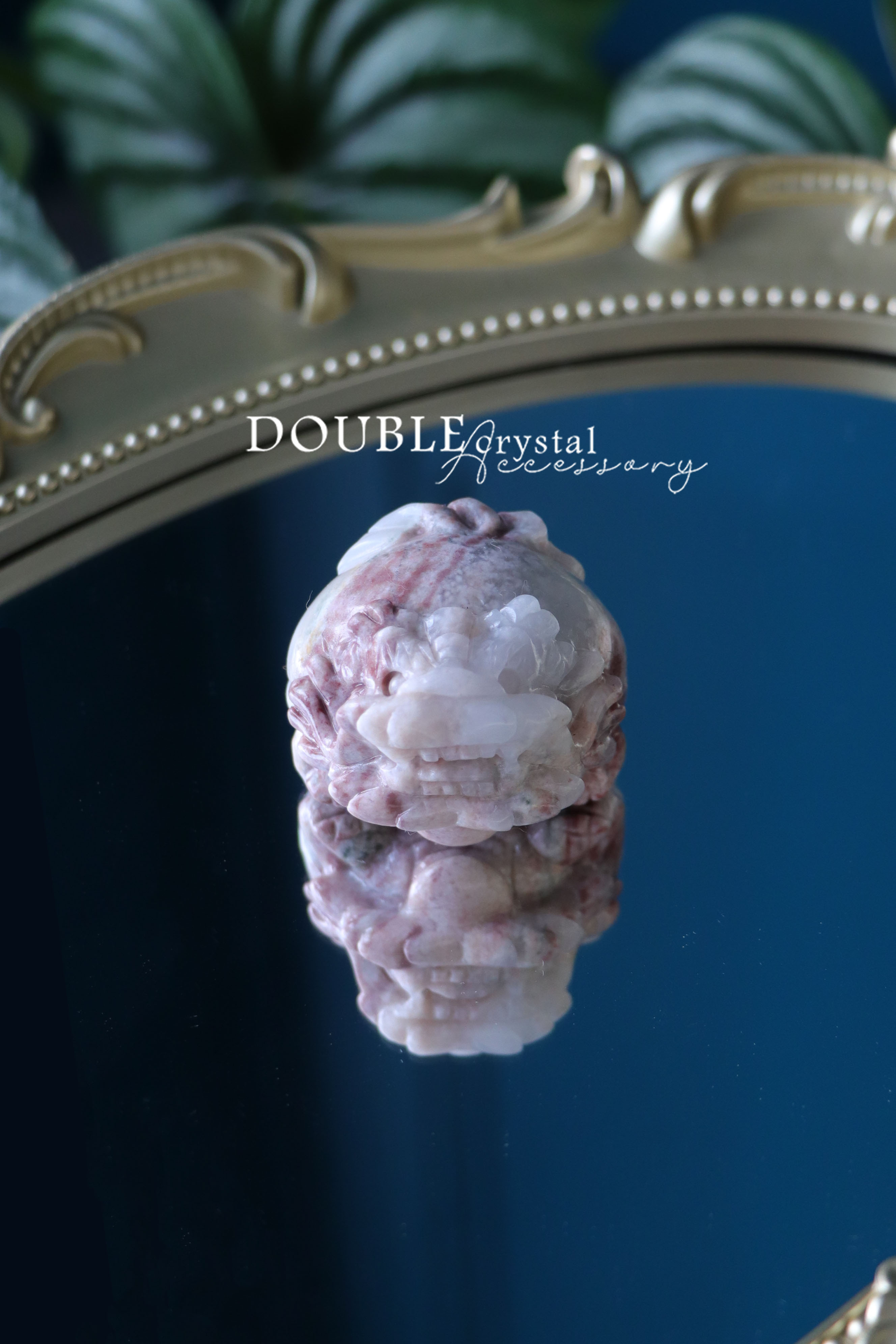 粉色水草瑪瑙龍龜