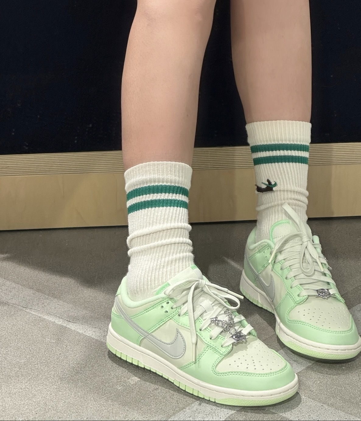 預購 NIKE DUNK NEXT NATURE 金屬扣環 翅膀 亮綠 女鞋