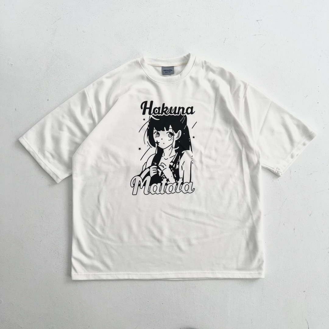11307-Hakuna卡通圖案圖T