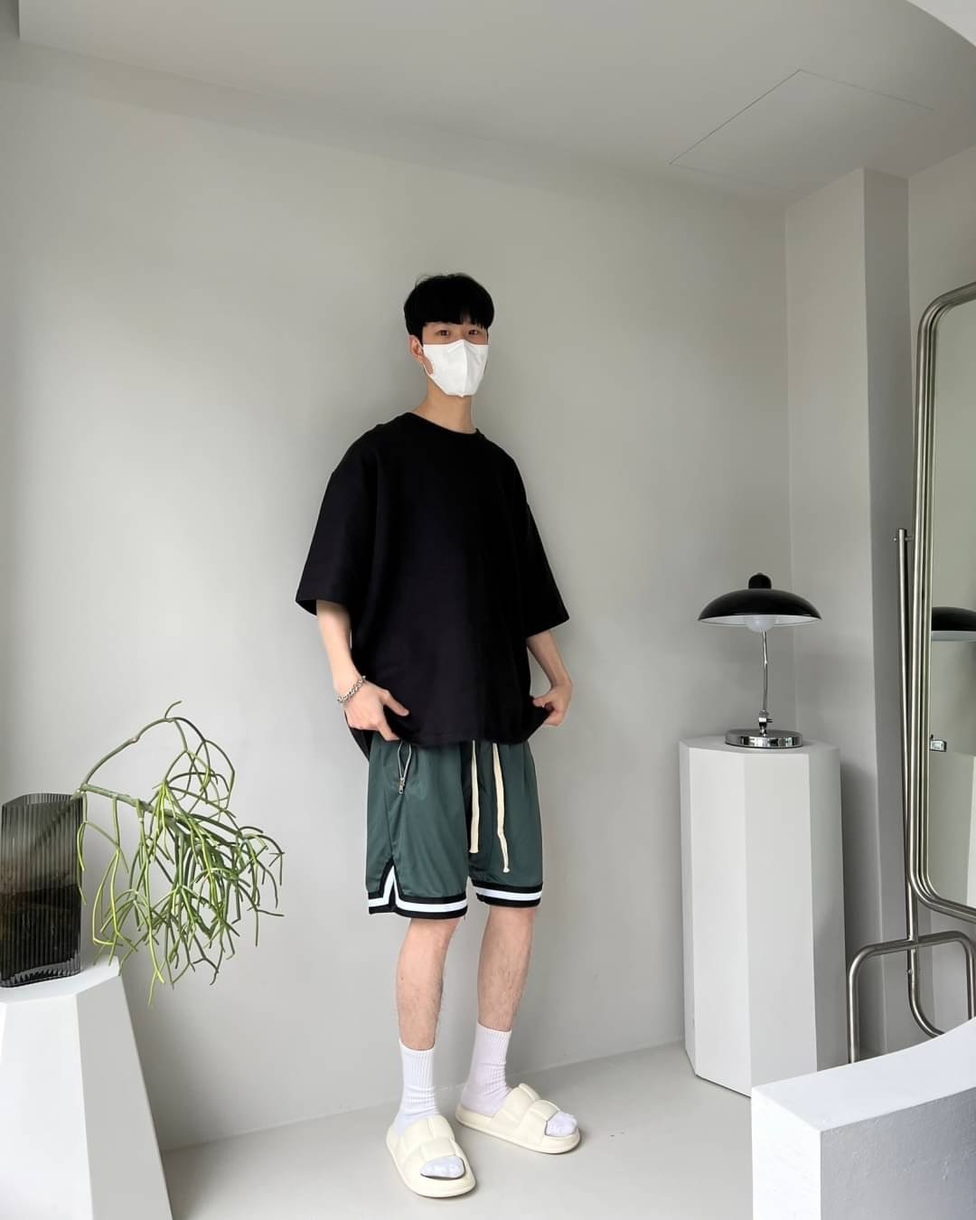 88803-網眼Fog滾邊球褲