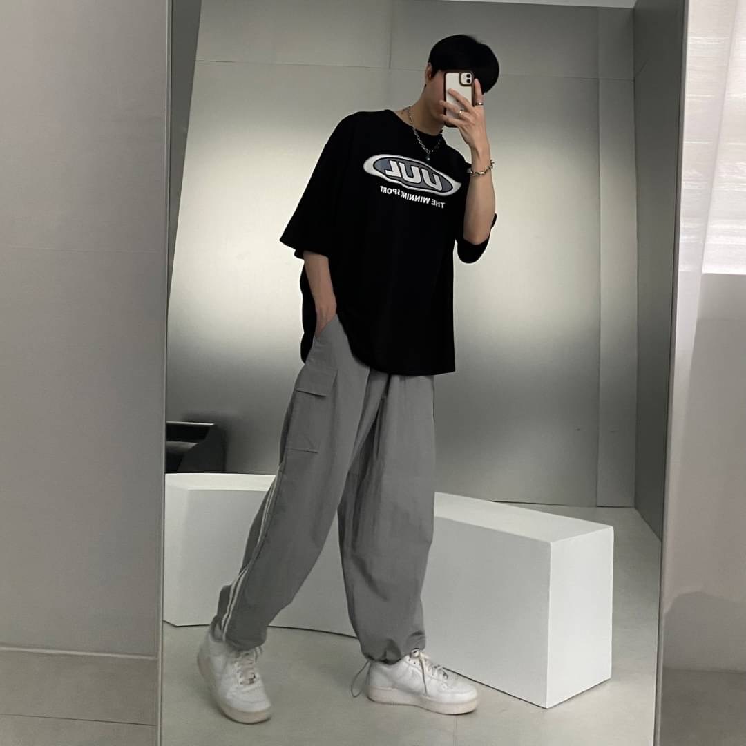 11226-UUL字樣寬鬆短袖